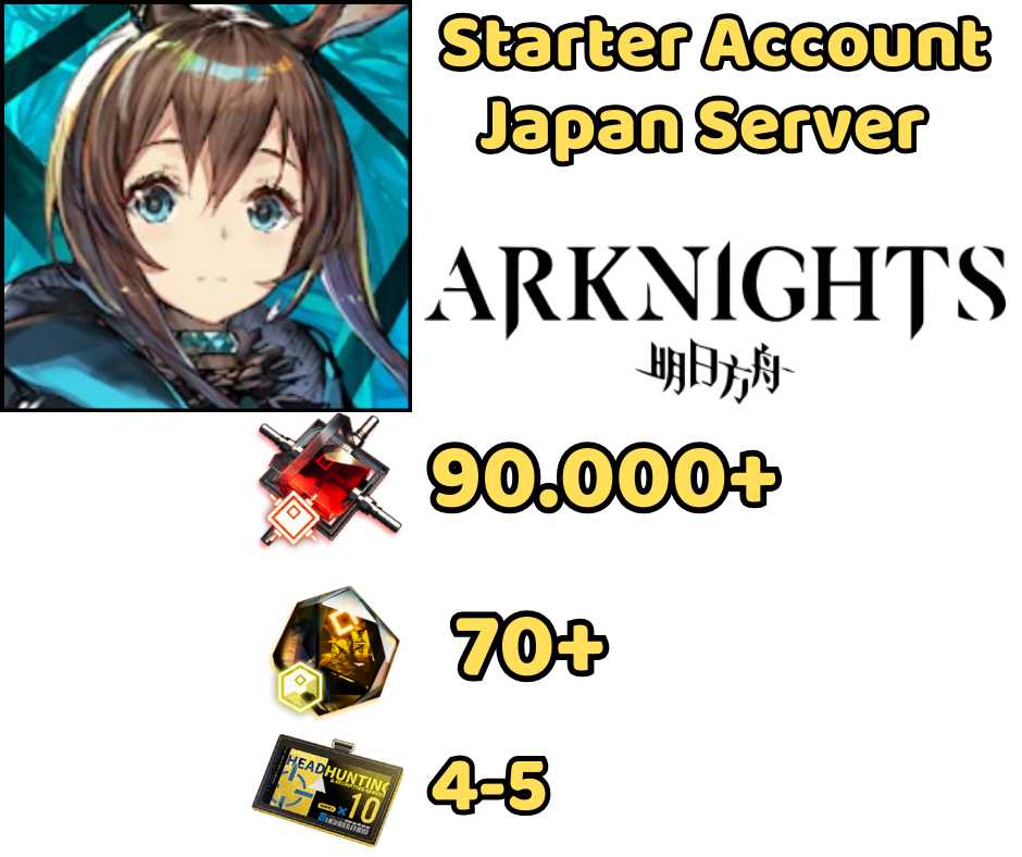 [JP]Arknight Reroll 90000+ Orundum
